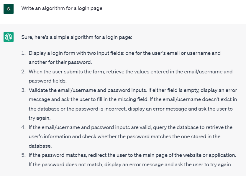 Without the criteria Specific use case