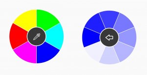 Xamarin.Forms Radial Menu as Color Picker