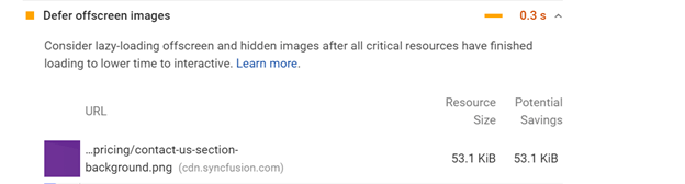 Defer offscreen images