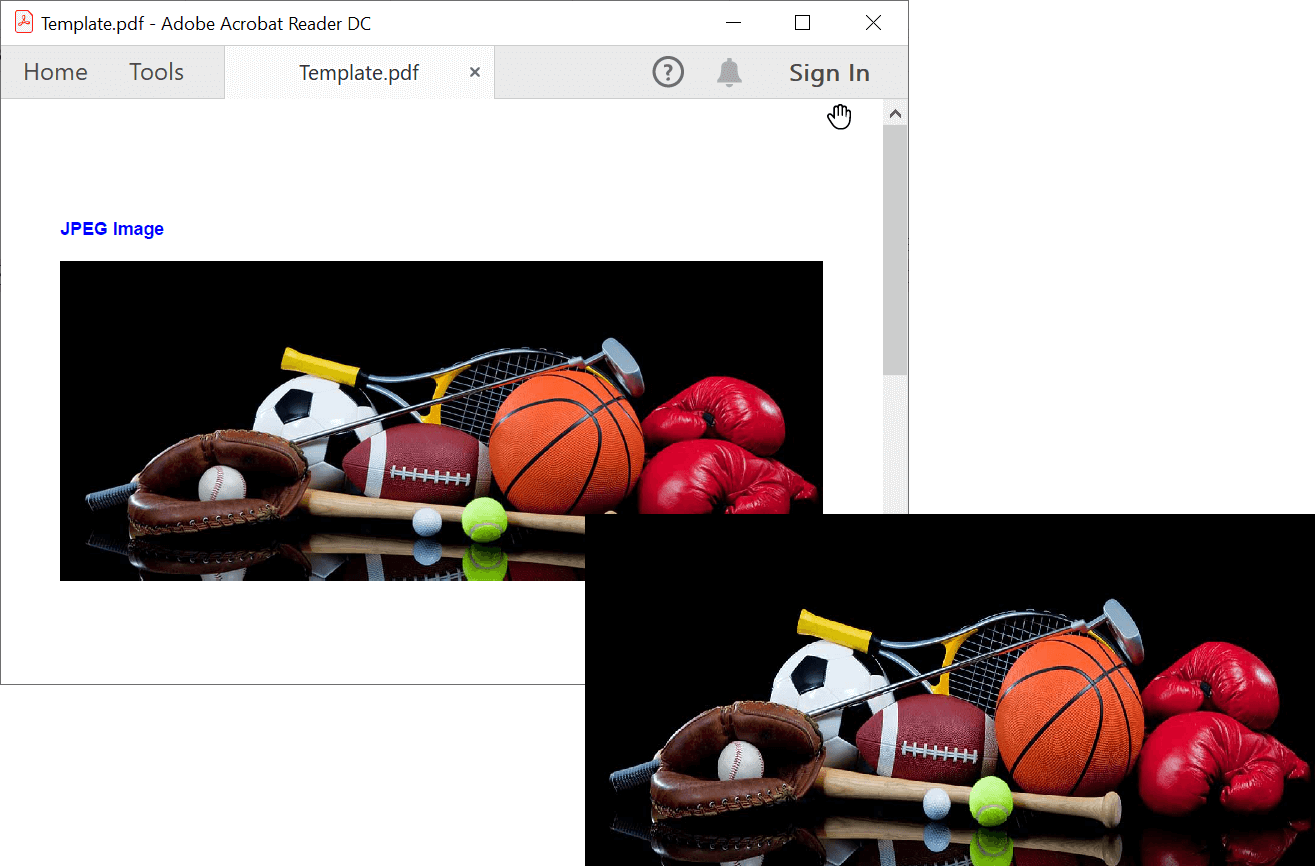 Extract images from PDF
