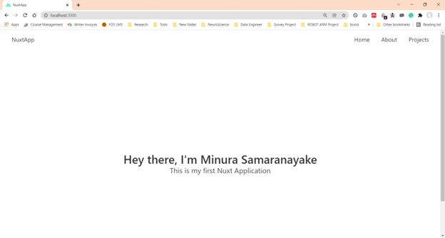 Home page