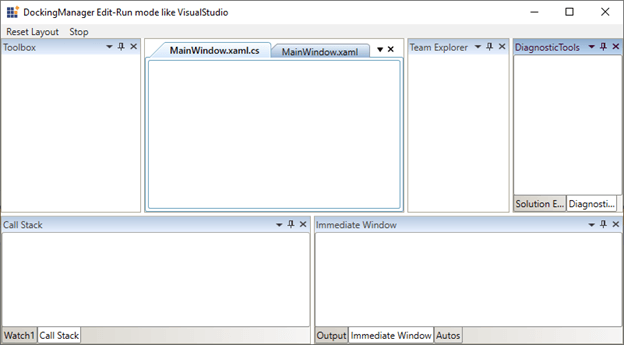 WPF Docking Control with Current Layout Changes like in Visual Studio