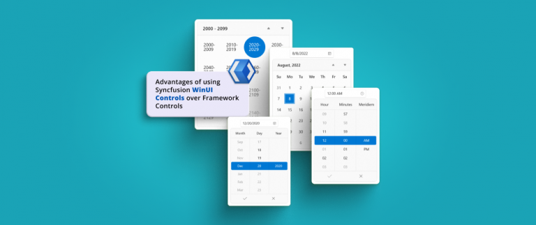 Advantages of Using Syncfusion WinUI Controls over Framework