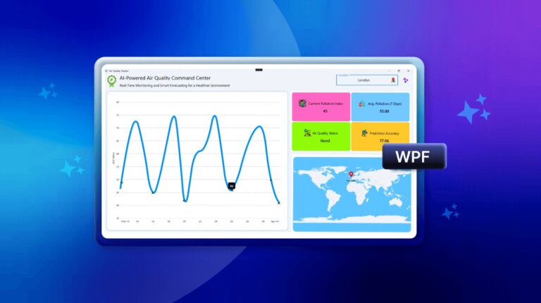Build an AI-Powered Air Quality Dashboard: Real-Time Analytics & Predictive Insights with WPF Spline Chart