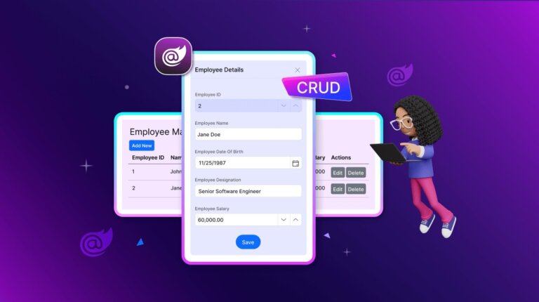 Performing CRUD Operations with Blazor Data Form Component