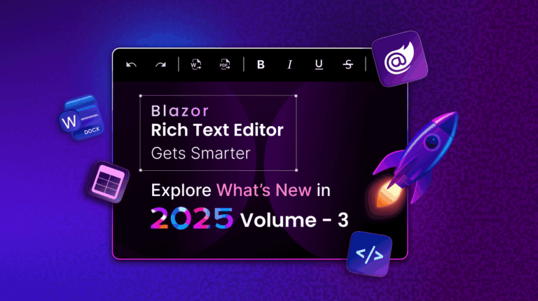Blazor Rich Text Editor Gets Smarter – Explore What’s New in 2025 Volume 3
