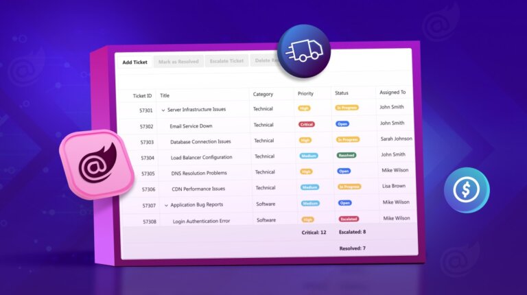 Blazor TreeGrid Enhancements Sticky Headers, Empty Record Templates and Real-Time Updates