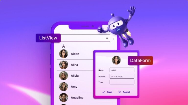 Create a Sleek Contact Management App in .NET MAUI Using ListView and DataForm
