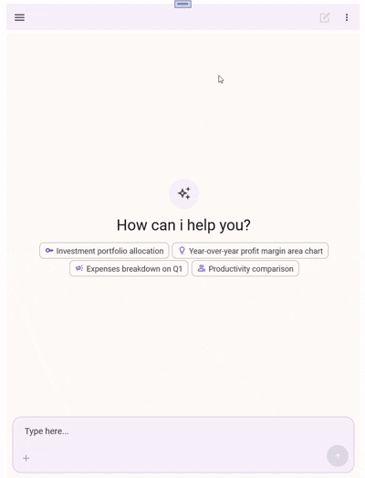 AI-Powered Smart Chatbot with .NET MAUI Toolkit Charts