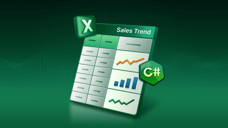 How to Create Sparklines in Excel Using C# for Sales Trend Dashboards
