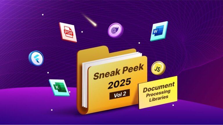 Sneak Peek Document Processing Libraries 2025 Volume 2
