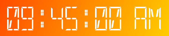 16 segment character type in .NET MAUI Digital Gauge