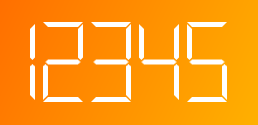 7 segment character type in .NET MAUI Digital Gauge