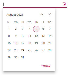 Angular DatePicker