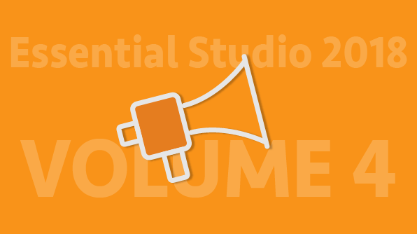 Essential Studio® 2018 Volume 4: Syncfusion’s Last Release of 2018