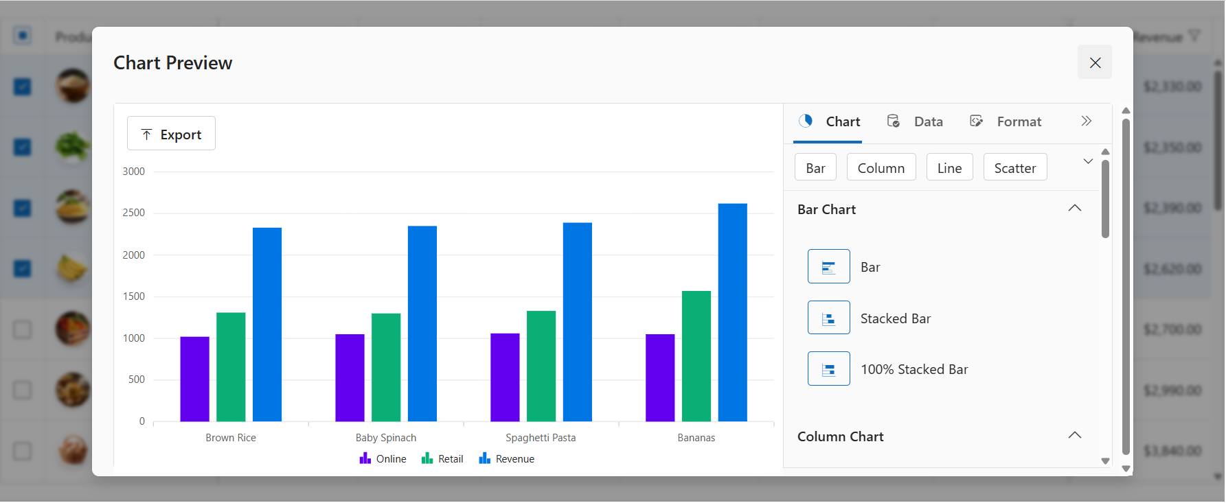 Blazor Chart Wizard