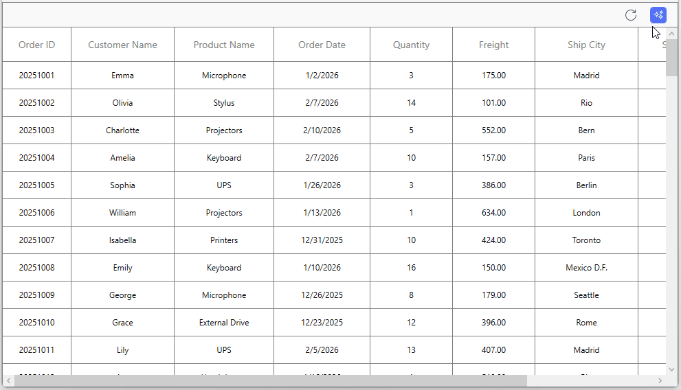 WPF Smart DataGrid