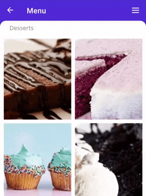 .NET MAUI Backdrop UI with Swipe Action