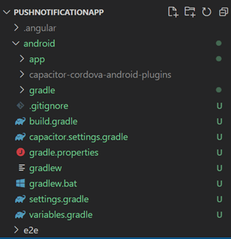 Created Android folder