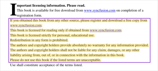 Text Markup highlight annotations