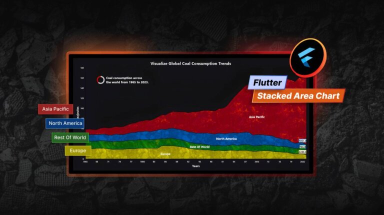Visualizing Global Coal Consumption Trends with Our Flutter Stacked Area Chart