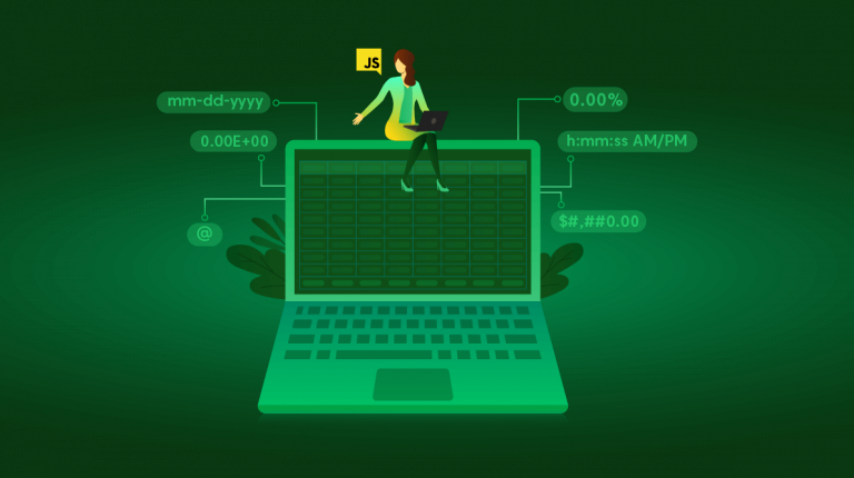 Formatting the Essential JavaScript Spreadsheet–Number Formatting