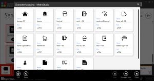 Create Icon Fonts using Metro Studio