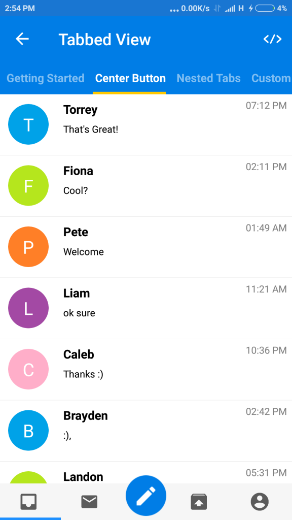 Xamarin.Forms Tabbed View with Font Icons