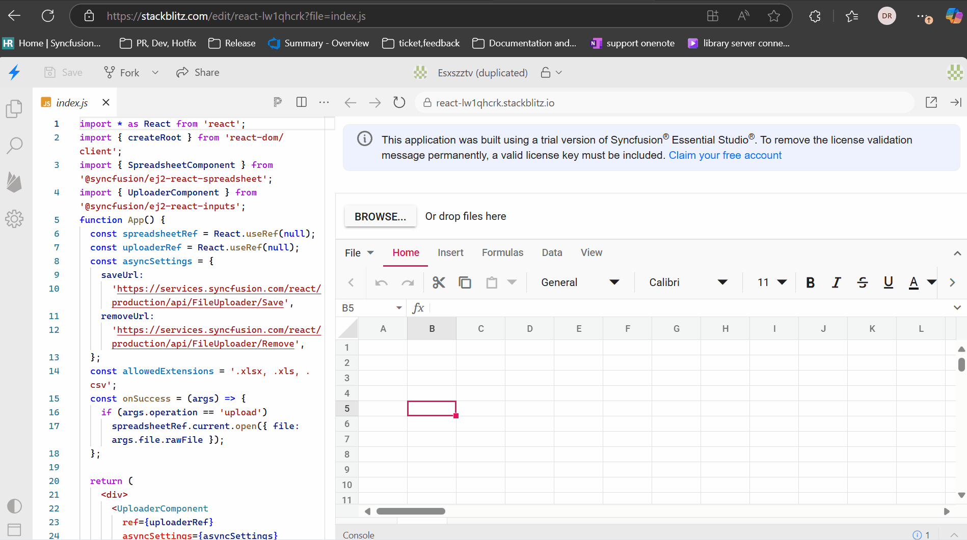 Importing a file using the open method