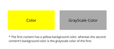 Output of .NET MAUI ColorToGrayScaleColorConverter