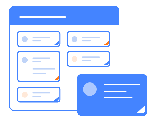 Cards in WinUI Kanban control