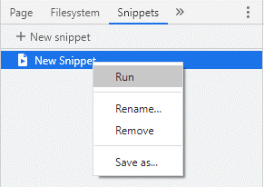 Select the Run option