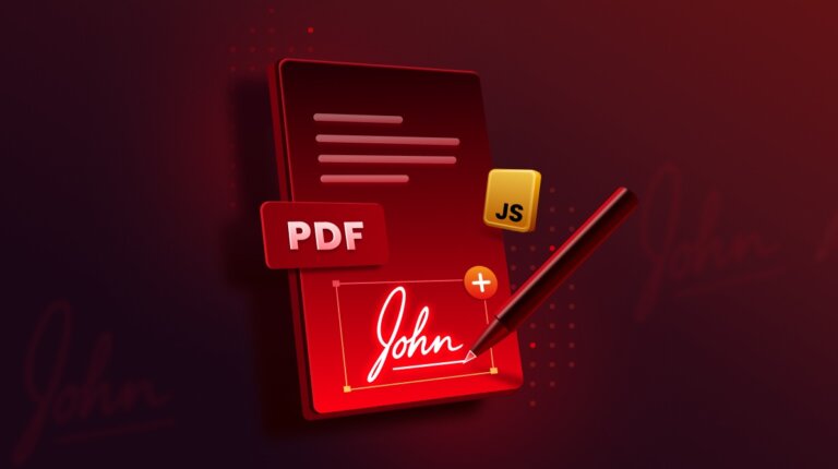 JavaScript PDF Signature Block: Add and Customize Signatures in PDFs