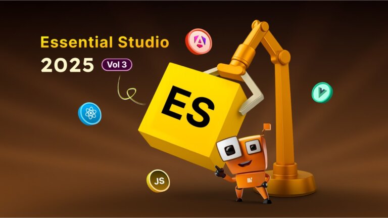 Essential Studio 2025 Volume 3 Latest UI Updates for React, Angular & JavaScript