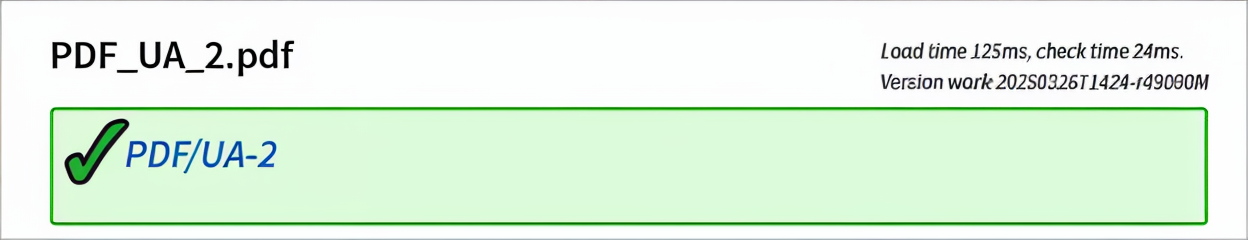 PDFUA-2 document Validation Output