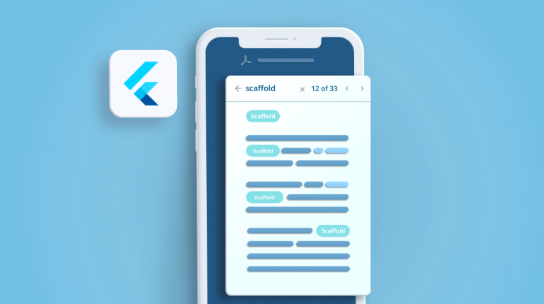 How to perform text search over the PDF document using Flutter PDF Viewer