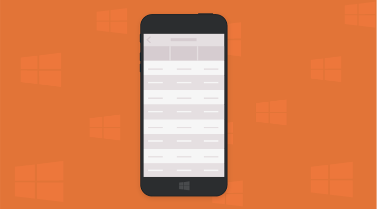 Preview: The Windows Phone DataGrid Control