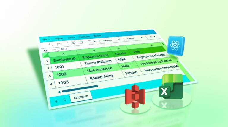 React Spreadsheet AWS S3 Integration Open and Save Excel Files in the Cloud