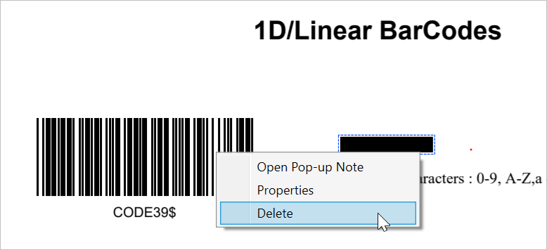 Delete Option to Remove the Redaction Mark