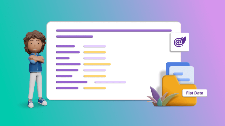 Easily Render Flat Data in Blazor File Manager