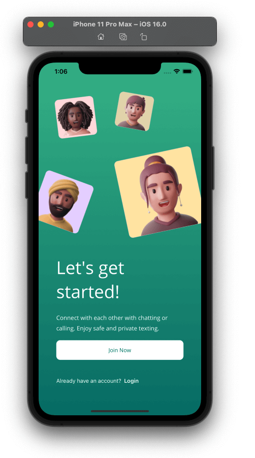 Adding Description to the Sign Up UI