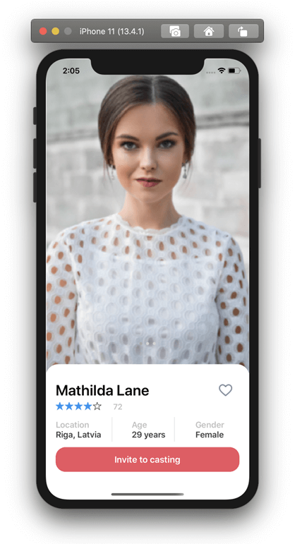 Designing the TalentDetails page