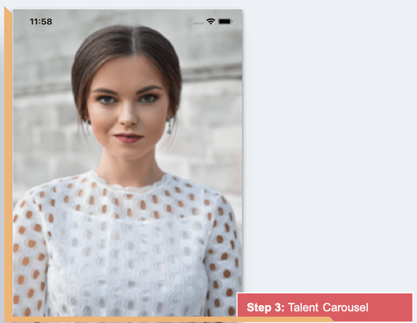 Talent carousel