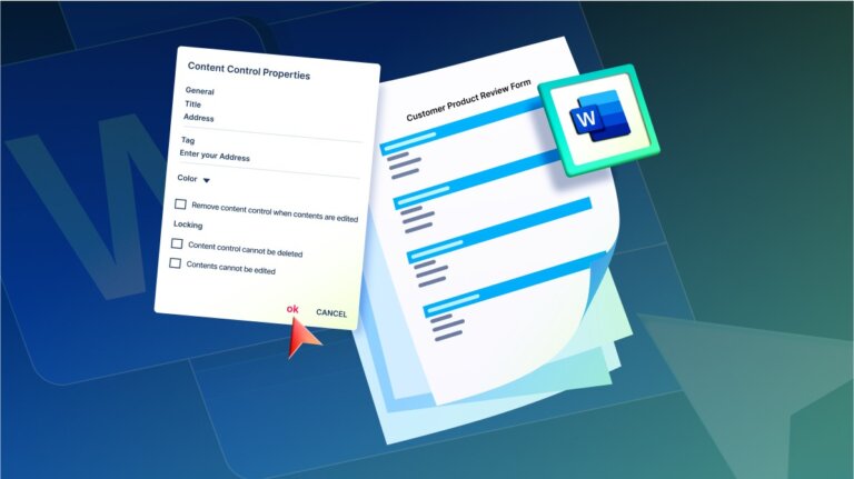 How to Build Reusable Forms in Word Documents Using React Document Editor