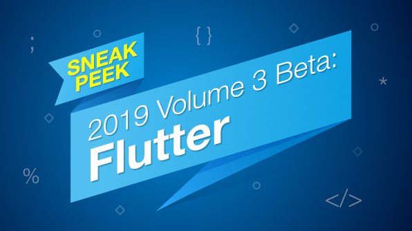 Sneak Peek Syncfusion Flutter
