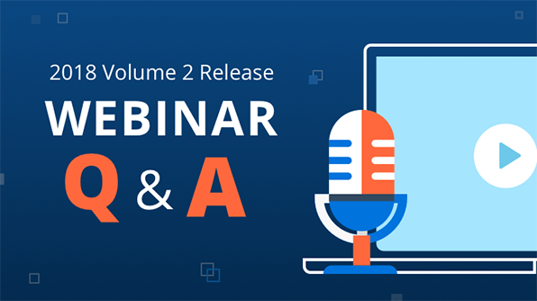Syncfusion 2018 Volume 2 Release Webinar Q&A