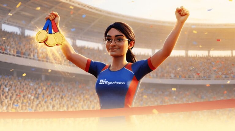 Syncfusion Celebrates Surabi Potramarai's Triumphant Wins at Corporate Olympics Chennai 2025