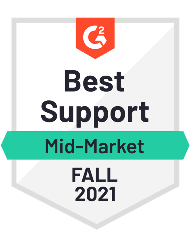 Best Support Mid-Market Fall 2021