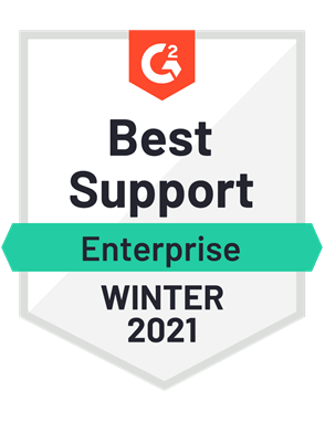 Best Support, Enterprise—Winter 2021 Best Support, Enterprise—Winter 2021
