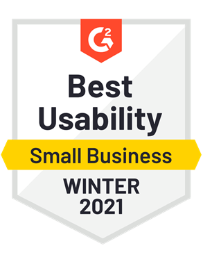 Best Usability, Small Business—Winter 2021 Best Usability, Small Business—Winter 2021